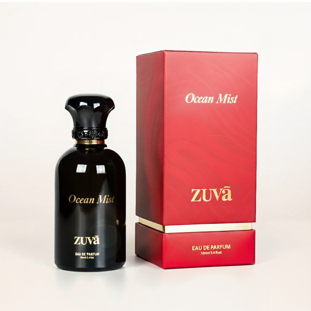 ZUVA Perfumes Ocean Mist Eau de Parfum 100ml – Fresh Aquatic Citrus Fragrance for Men | Long-Lasting Perfume with Bergamot, Grapefruit & Musk