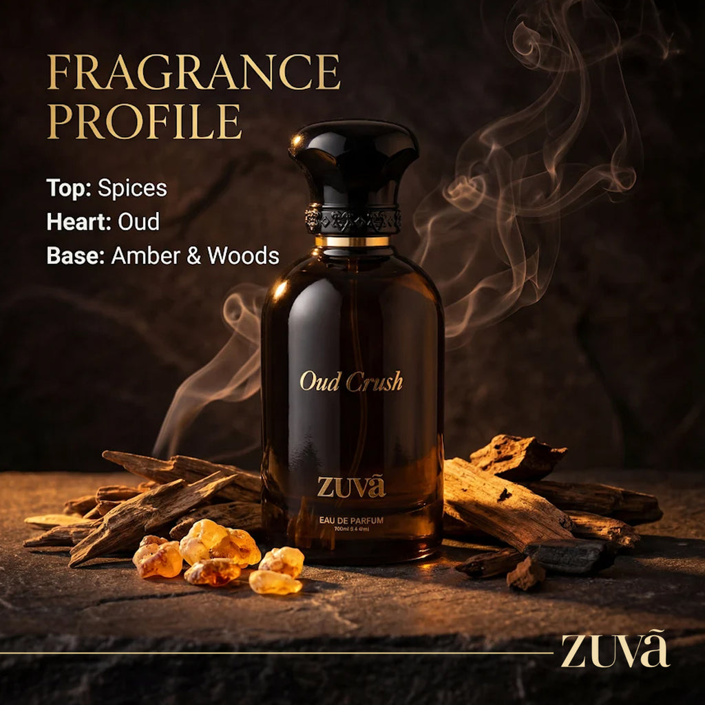 Oud Crush Eau de Parfum 100ml – Luxury Long-Lasting Oriental Woody Oud Perfume for Men & Women