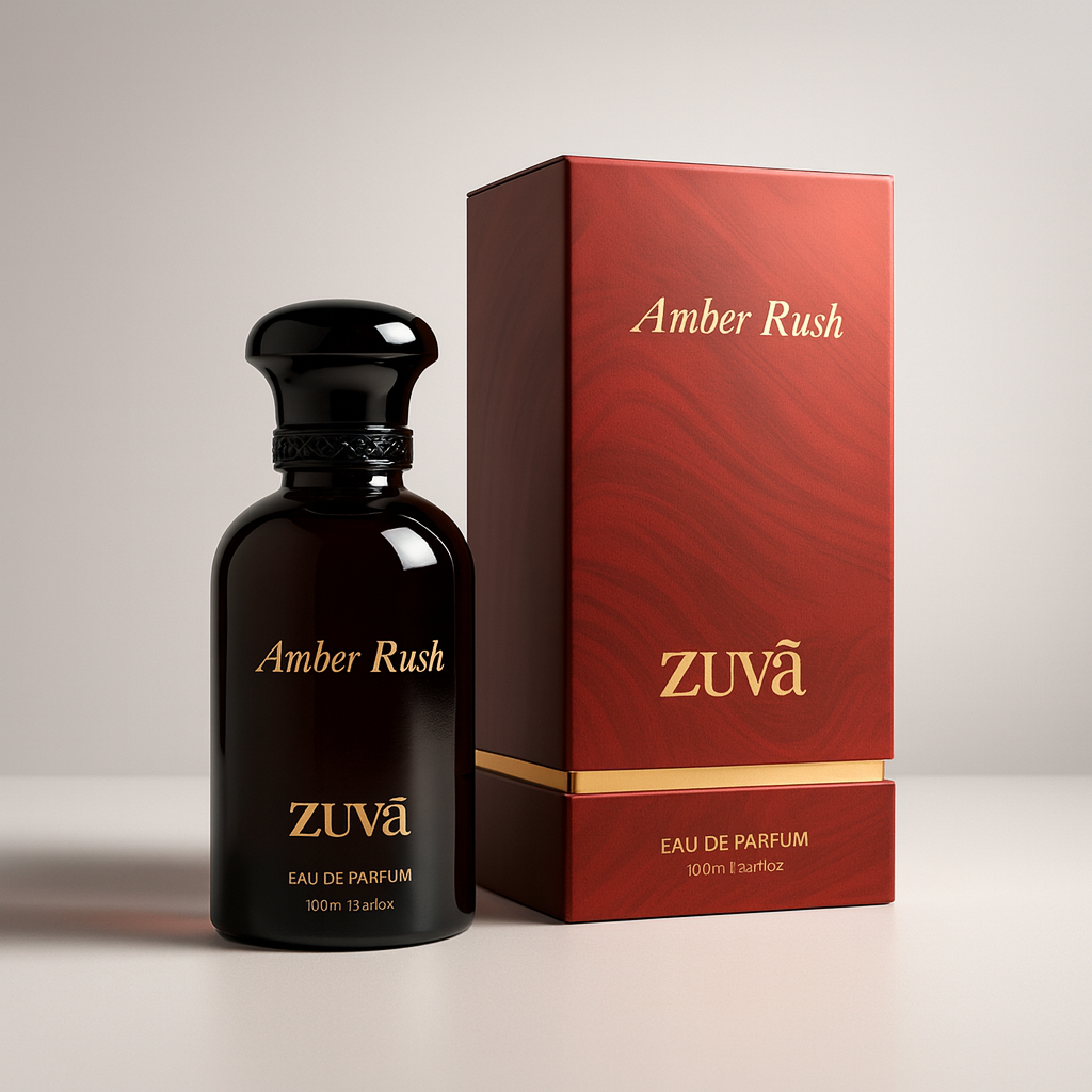 Amber Rush Eau de Parfum 100ml – Warm Spicy Amber Long-Lasting Perfume for Men