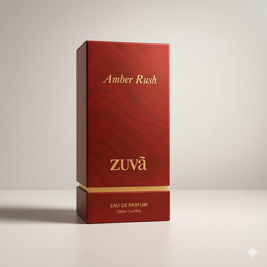 Amber Rush Eau de Parfum 100ml – Warm Spicy Amber Long-Lasting Perfume for Men